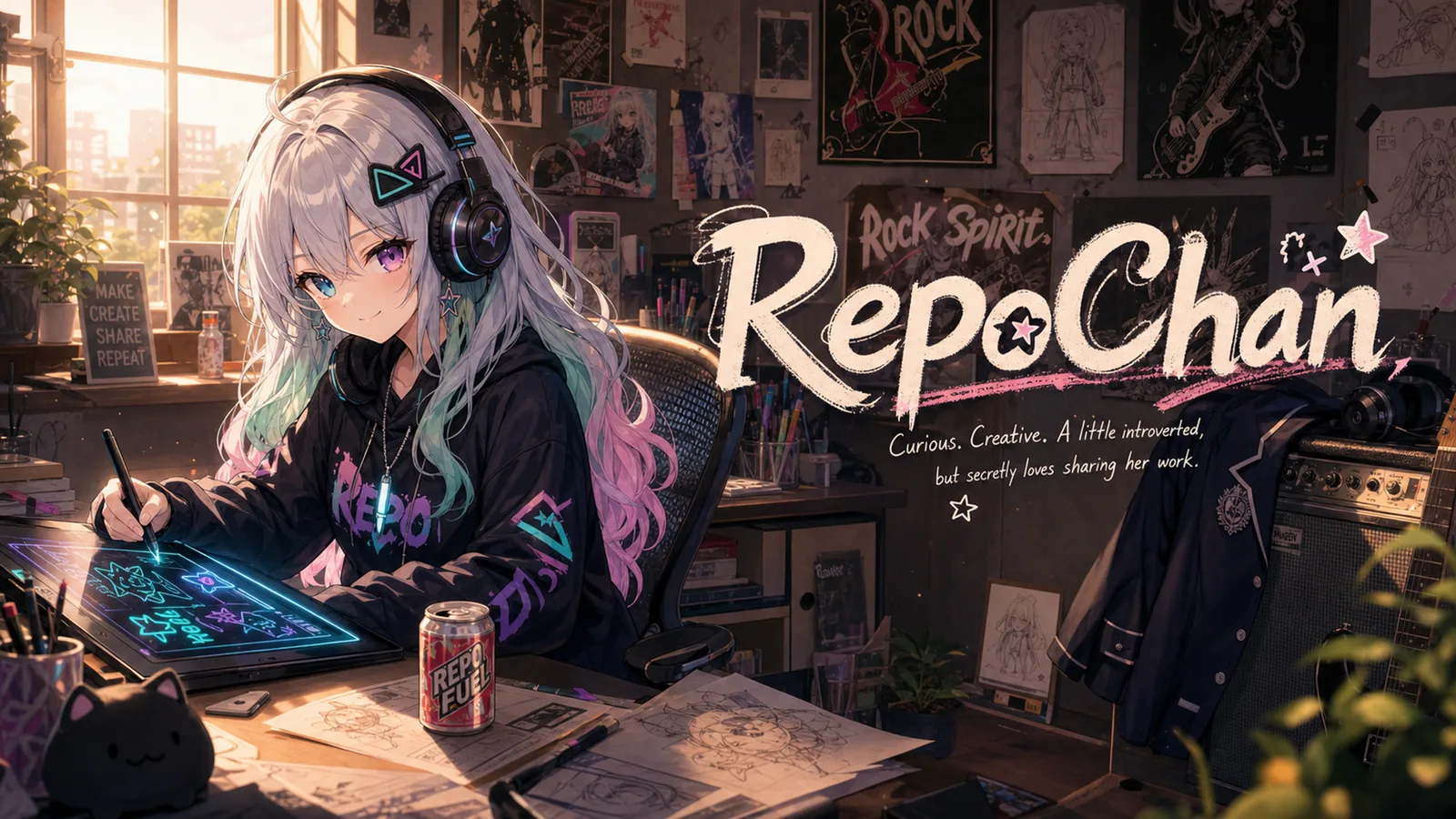 作品 10 — README 横幅 · 第一版